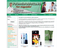 Tablet Screenshot of potenciatabletta.hu